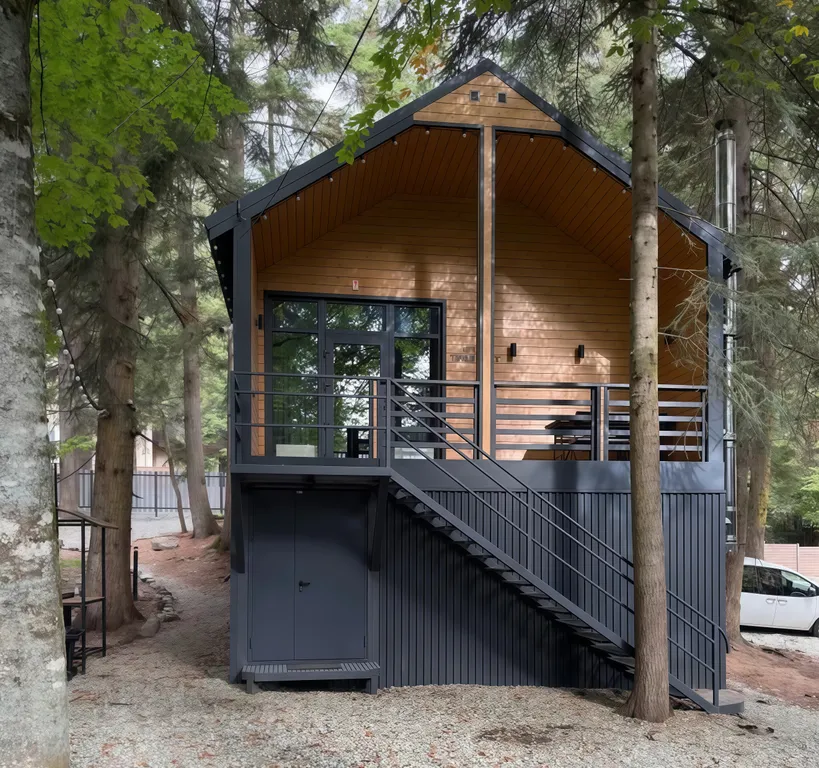 Коттедж для всей компании с видом на лес — аренда посуточно в Архыз