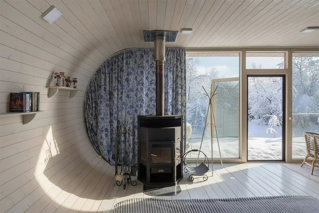 "Орбита" капсула с камином