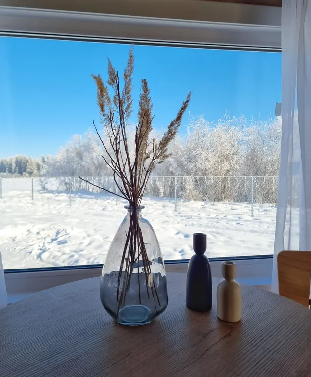 Комфортабельная юрта с панорамным окном, холодильником и микроволновко