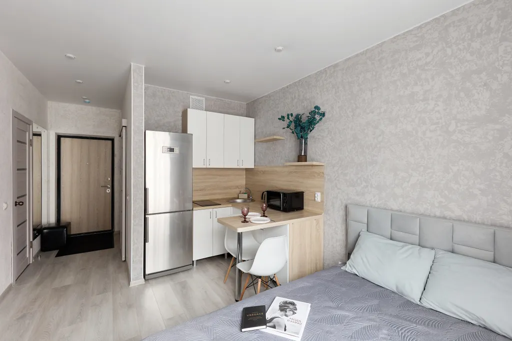 Комфортная, светлая студия на сутки в современном ЖК