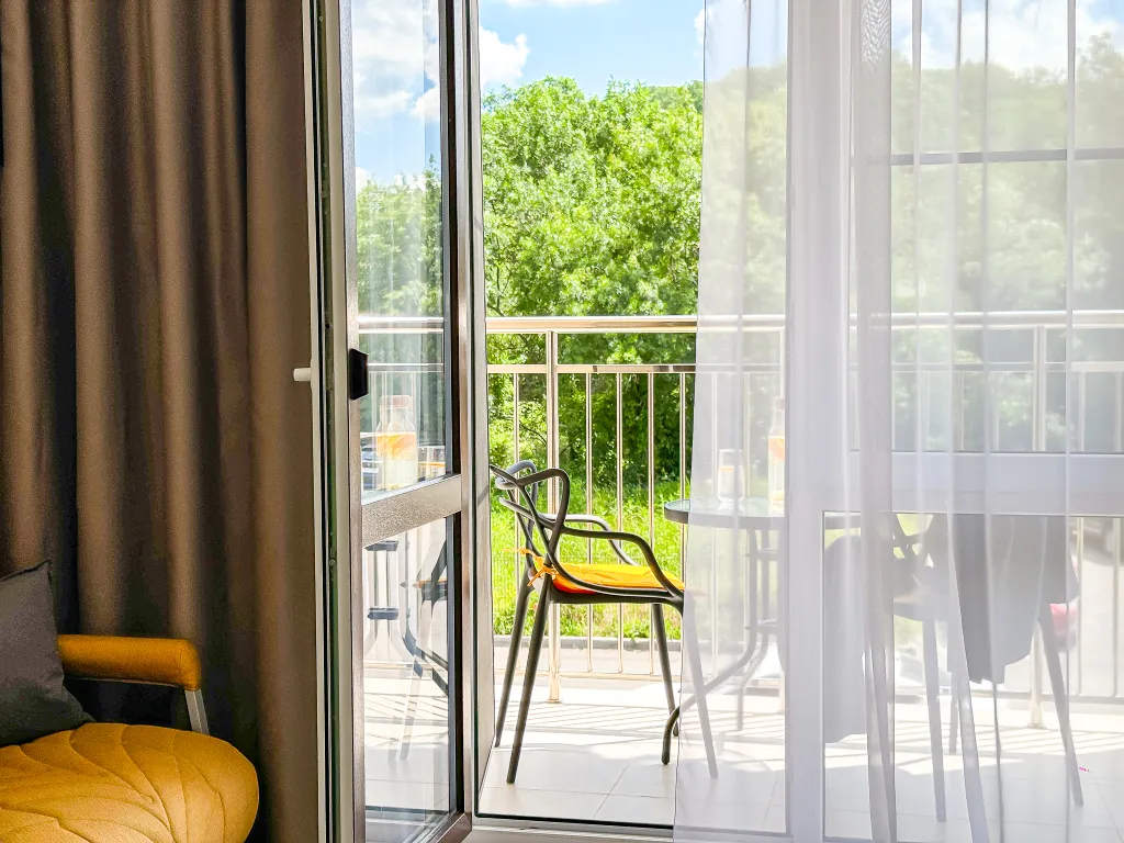 Уютная студия Мята с видом на горы