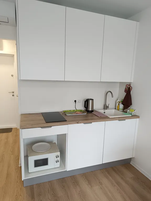 Уютная студия с видом на лес