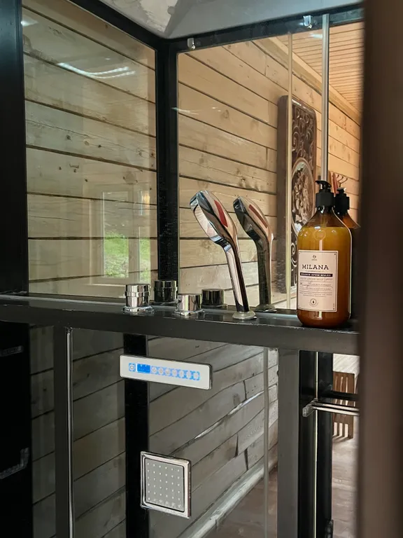 Уютный домик с баней 100'