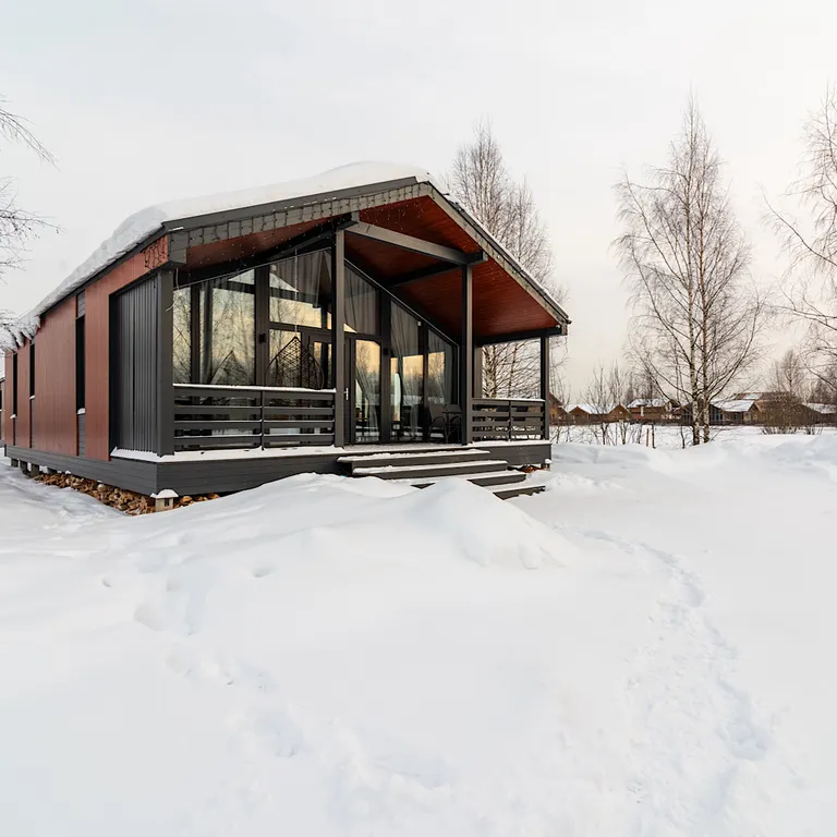 Домик у Сорочан с камином и сауной