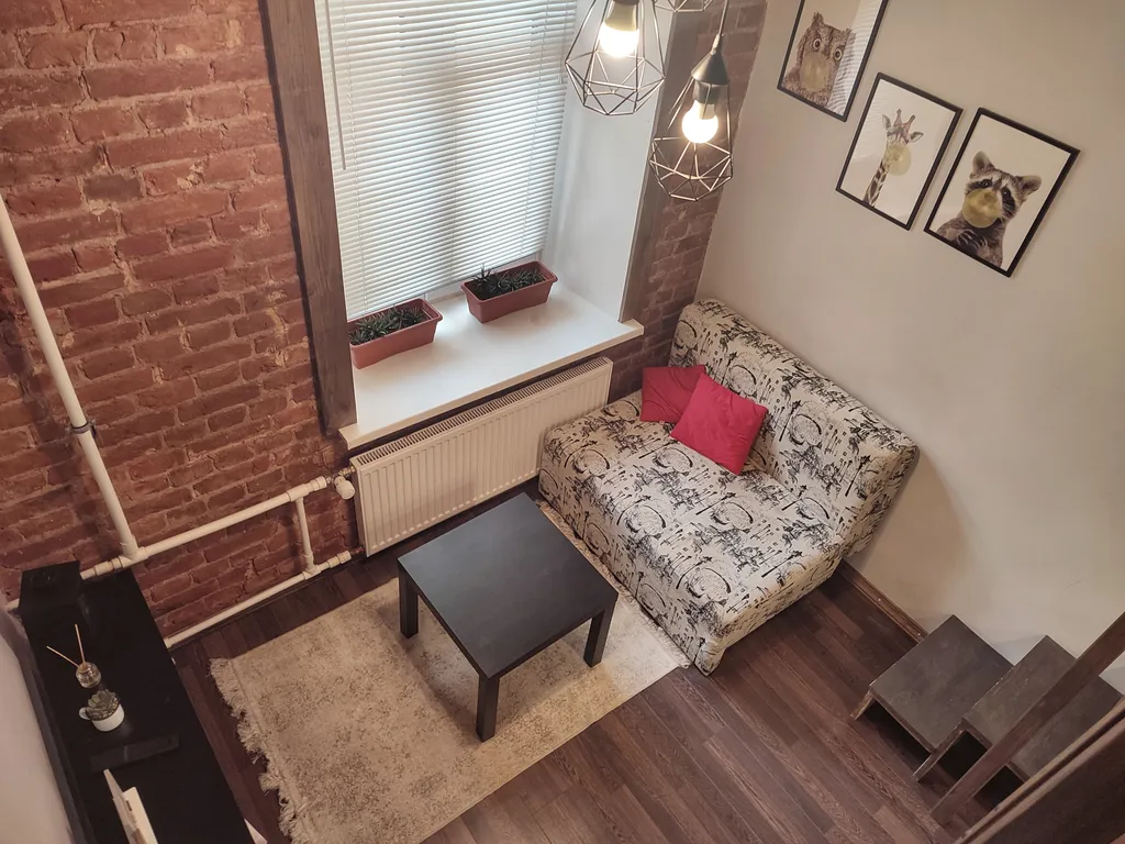 Квартира Квартира Лофт-студия с кухней в центре Васильевского острова — Санкт-Петербург