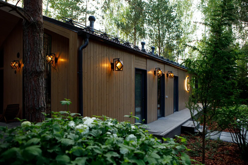 Шикарный дом с сауной и горячим чаном