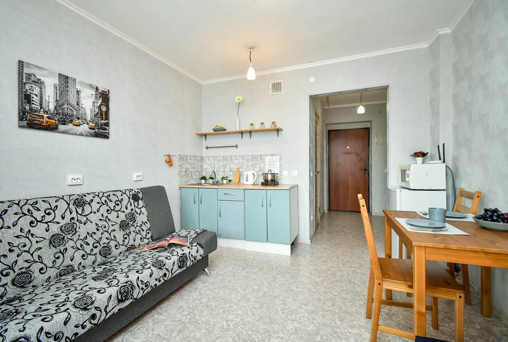 Квартира Видовые апартаменты с большой кроватью (Лесопарковая 49, 18 этаж) — Красноярск