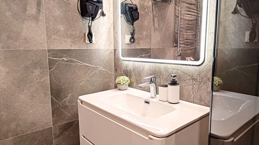 Студия с видом на горы + балкон/бассейн/сауна