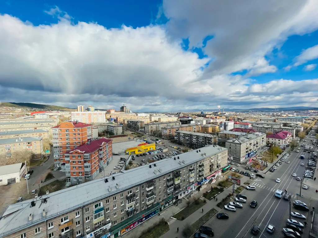 Трехкомнатная квартира с шикарным видом на город