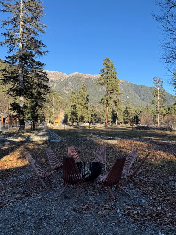 Коттедж Домик с панорамными окнами — Архыз