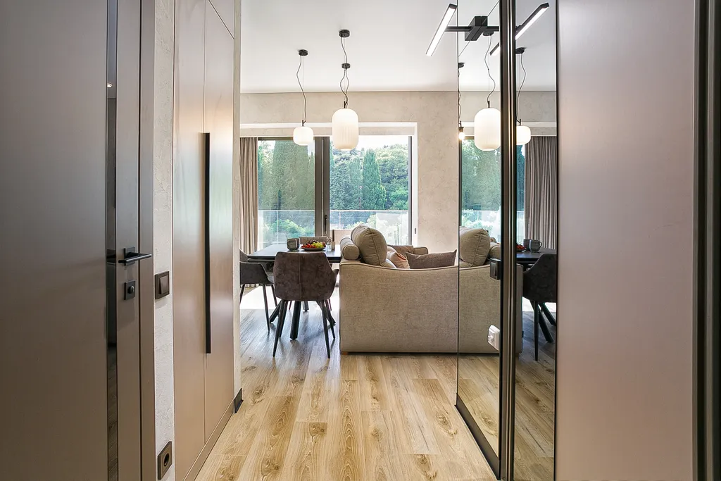 Апартамент с дизайнерским ремонтом