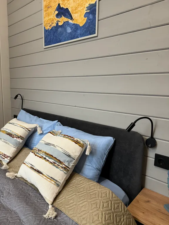 Коттедж Уютный коттедж с сауной и купелью — Бугры