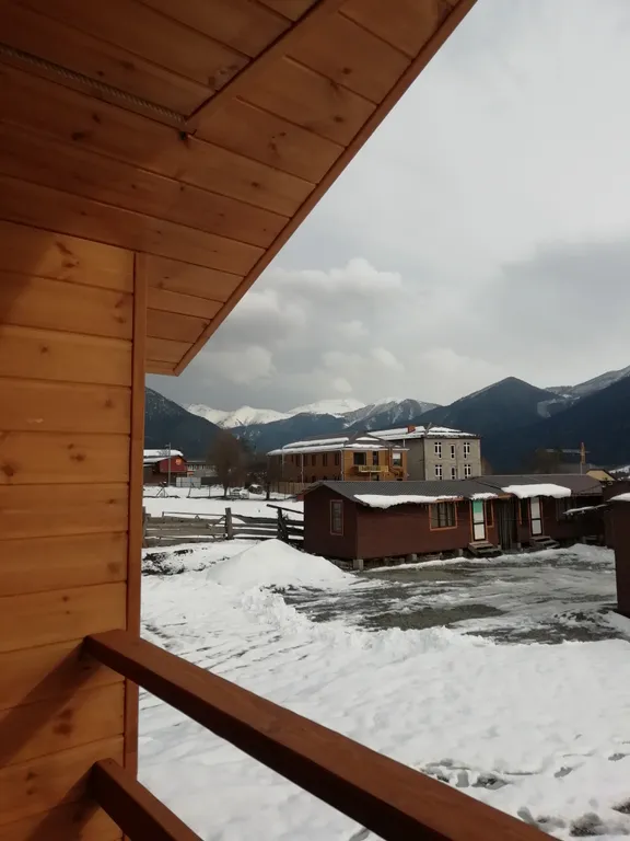 Шале с видом на горы