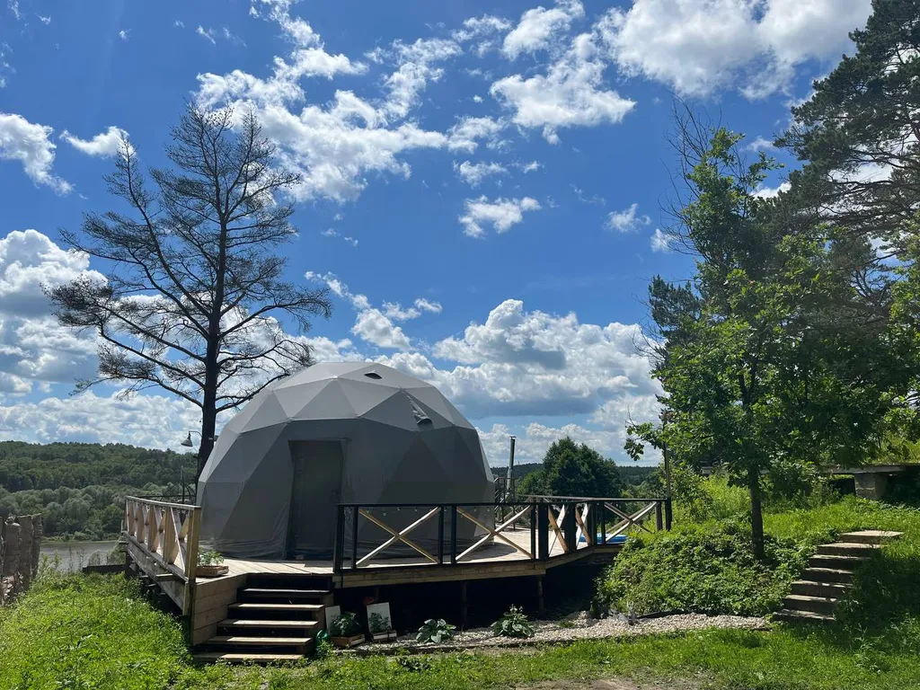 Глэмпгеокупол Домик на Оке