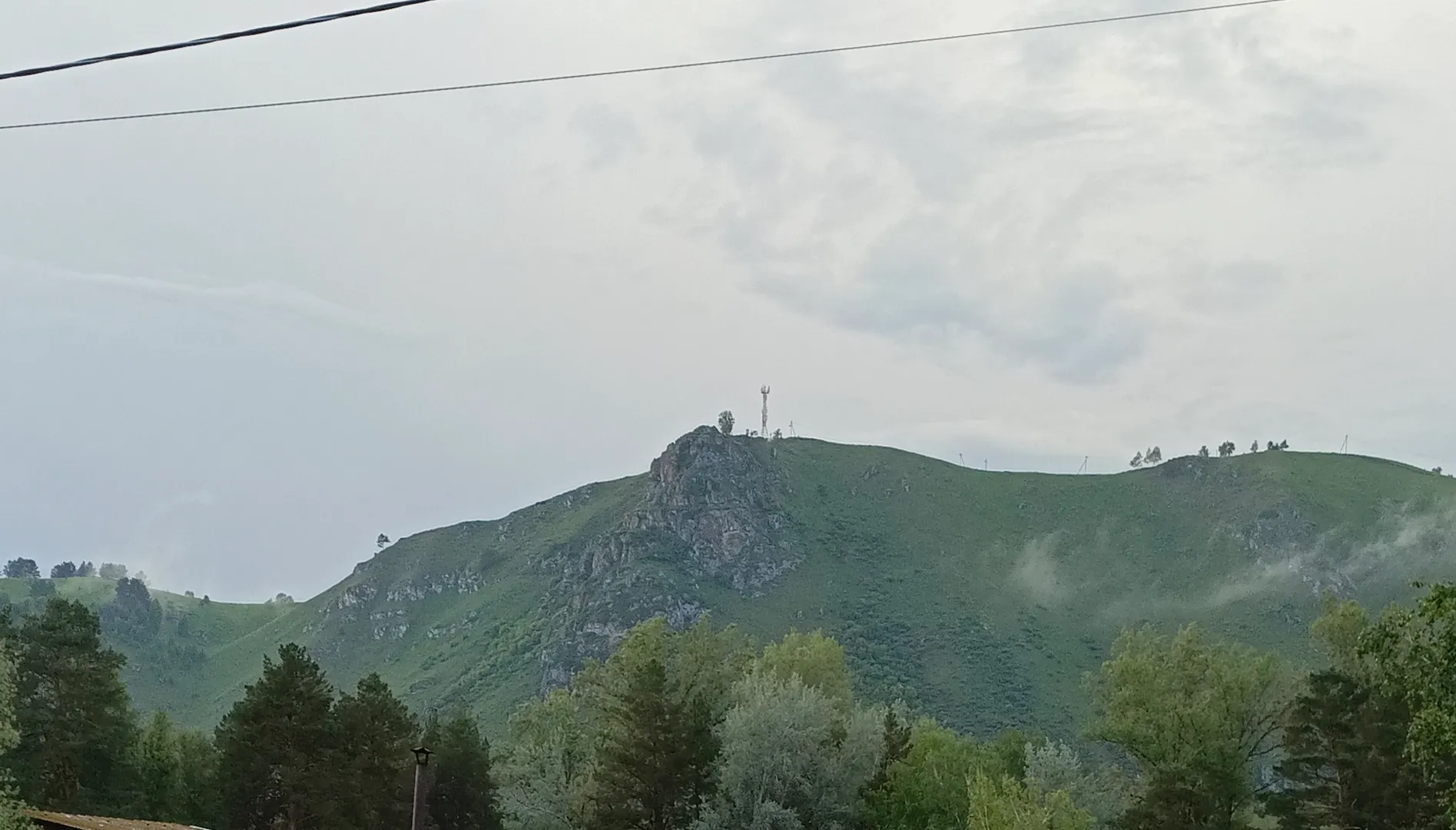 Гора "Чёртов палец" вид с участка
