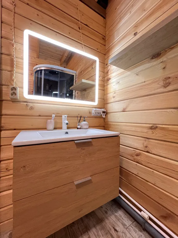 Дом 70m2 — чан, кухня, Wi-Fi