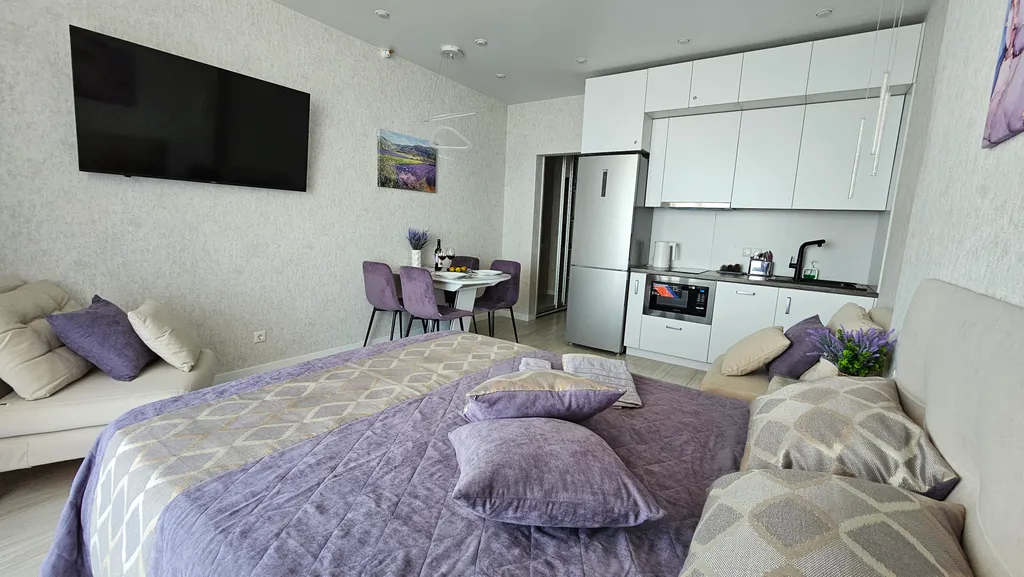 Апартаменты с двуспальной кроватью и прямым видом на море