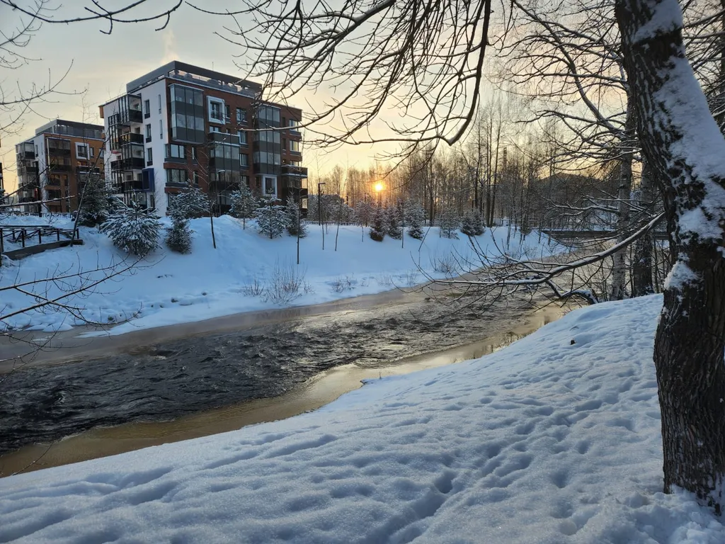 Апартамент в центре в парке на речке