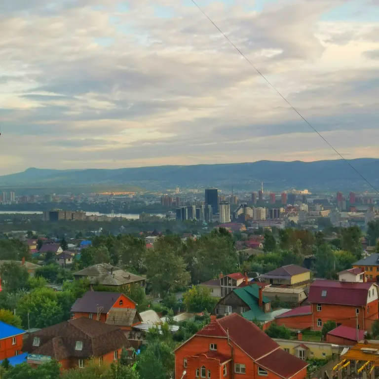 Шикарный вид города с Покровки