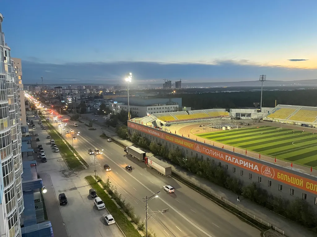 Студия с видом на стадион, парк