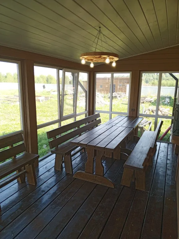 Новый дом-баня с террасой