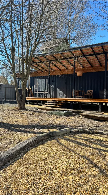 Уютный домик с баней на дровах и чаном