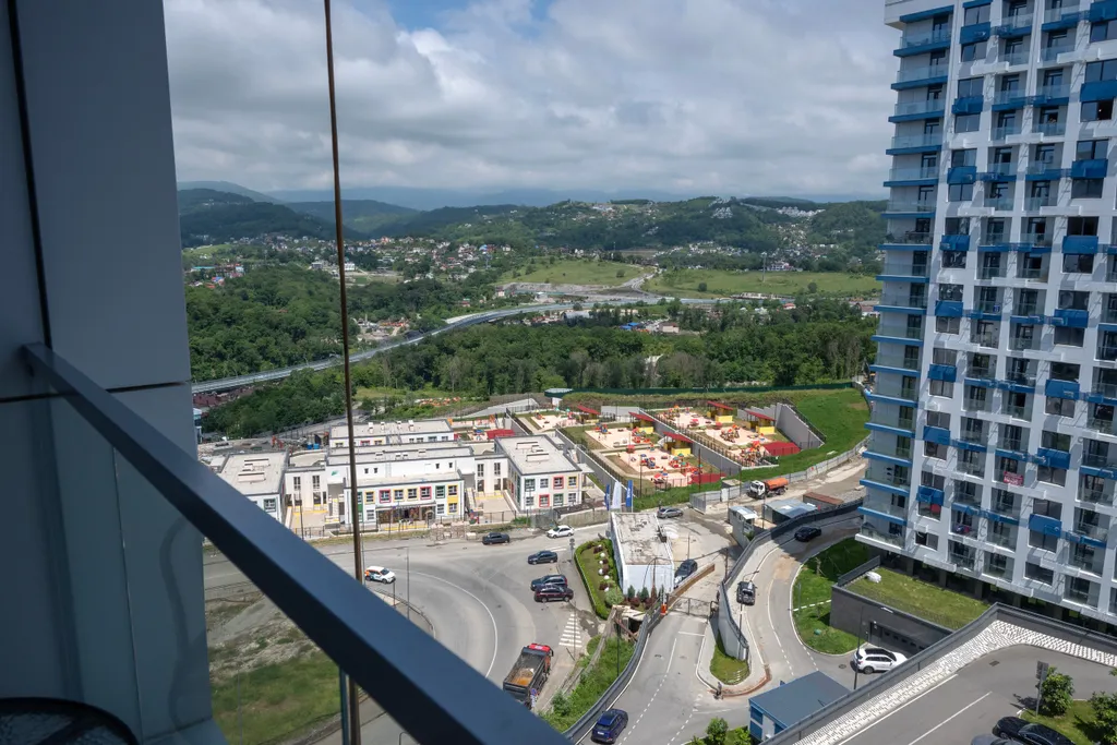 Студия для двух гостей с лоджией