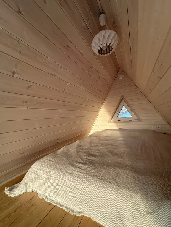 Коттедж Дом A-frame с фурако — Пановка