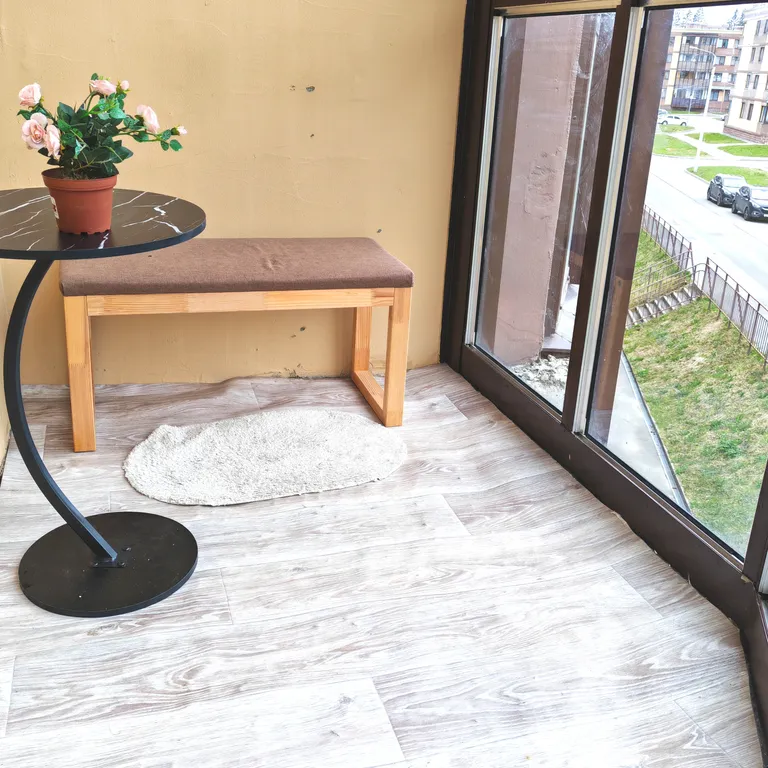 Уютная студия с большой кроватью