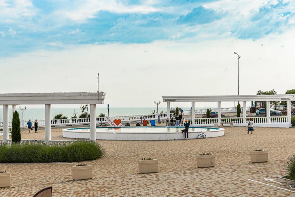 Квартира Квартира Студия с террасой и видом на море в ЖК Черноморский-2 — Геленджик