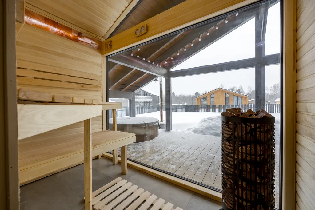 Дом с купелью и сауной