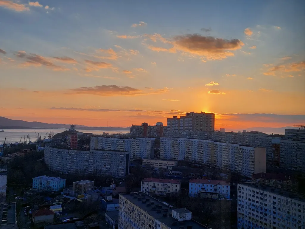Квартира Уютная видовая квартира рядом с Мариинским театром и Золотым мостом — Владивосток