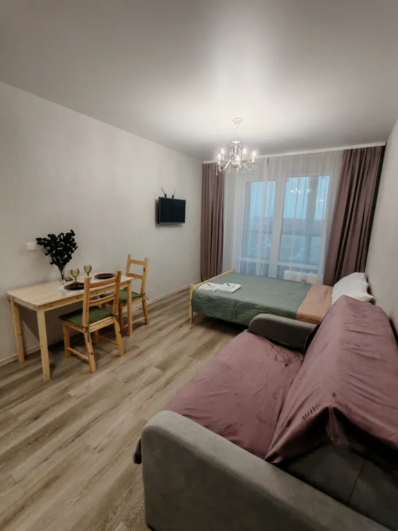 Комфортная студия рядом с аэропортом Толмачево и Экспоцентром