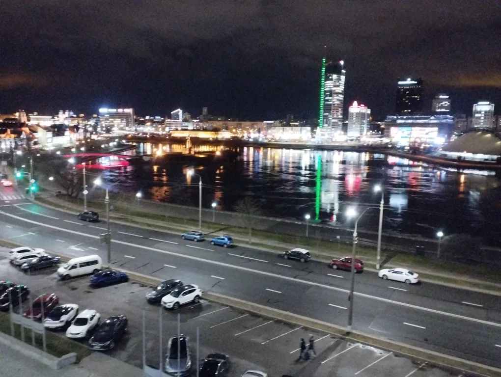 Квартира в центре города с видом на реку Свислочь