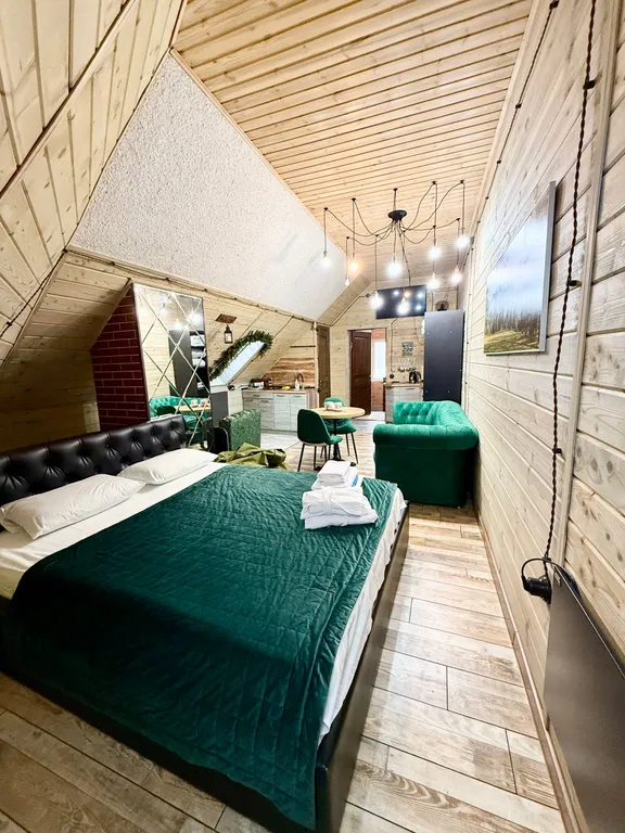 Квартира Квартира Семейная студия в центре посёлка Домбай — Домбай