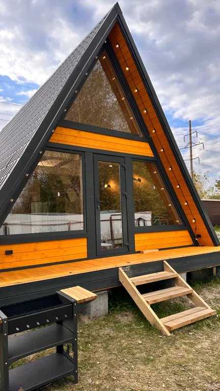 A-frame с видом на Приморскую бухту