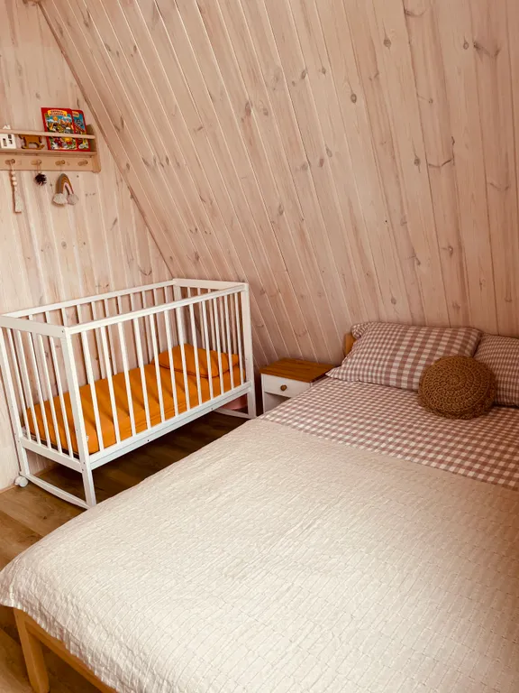 Большой дом А-фрейм с баней и чаном