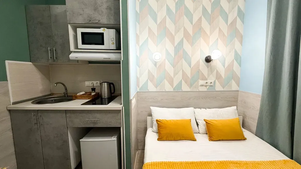 Уютная студия у метро Варшавская, Каширская