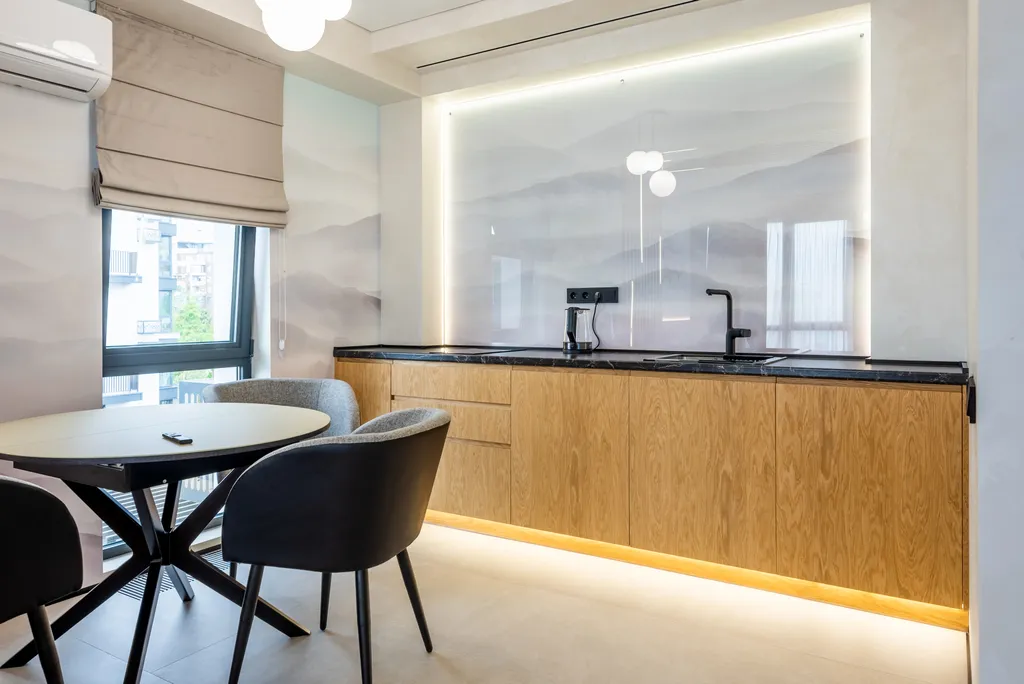 Большая романтическая студия с джакузи и видом на море в ЖК Моравия