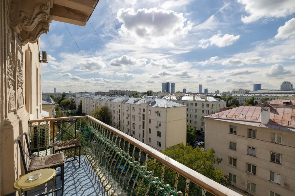 Квартира 4-ком квартира с видом на ночную Москву — Москва