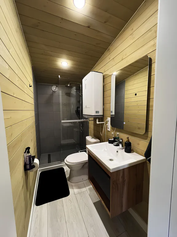 Коттедж Модульный дом с баней, костровой чашей и мангалом — Казань