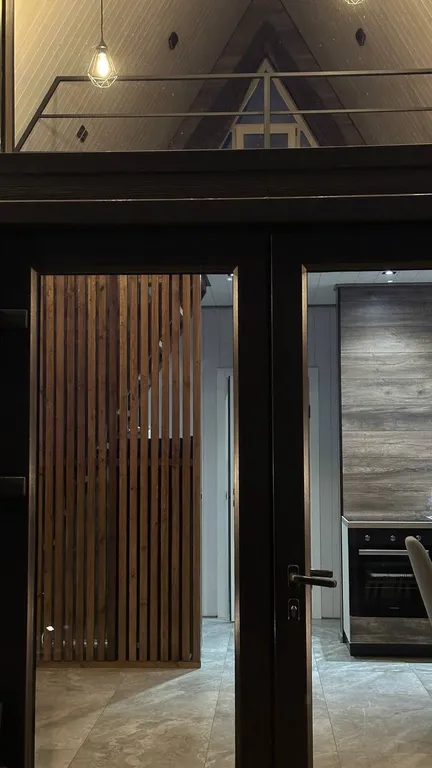 Стильный дом с панорамным видом и банным чаном