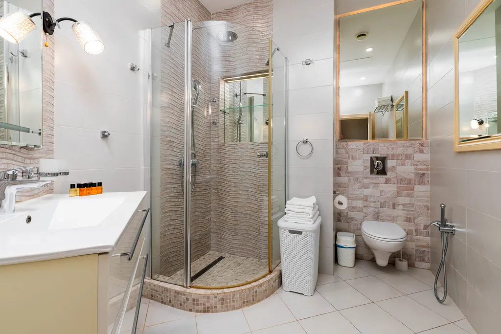 Апартаменты в Актёр Галакси с террасой, 2 спальнями, боковым видом на море