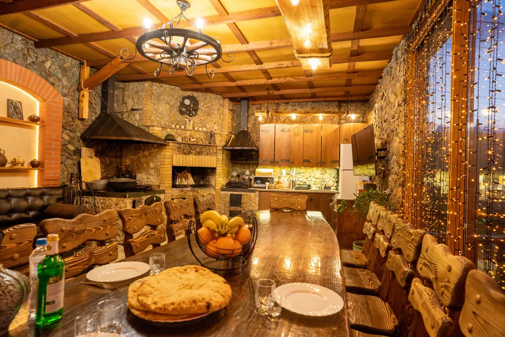 Дом в горах с бассейном