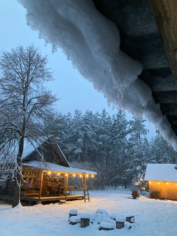 Уютный лесной домик со всеми удобствами