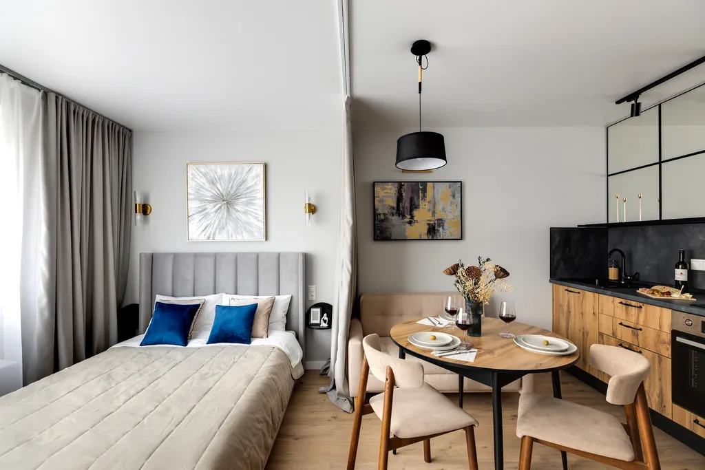 Уютная дизайнерская студия