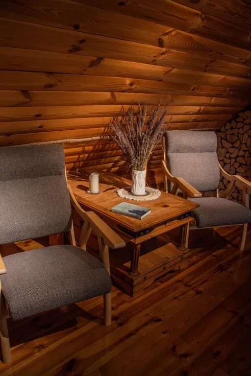 Дом-баня на высоком берегу Березины