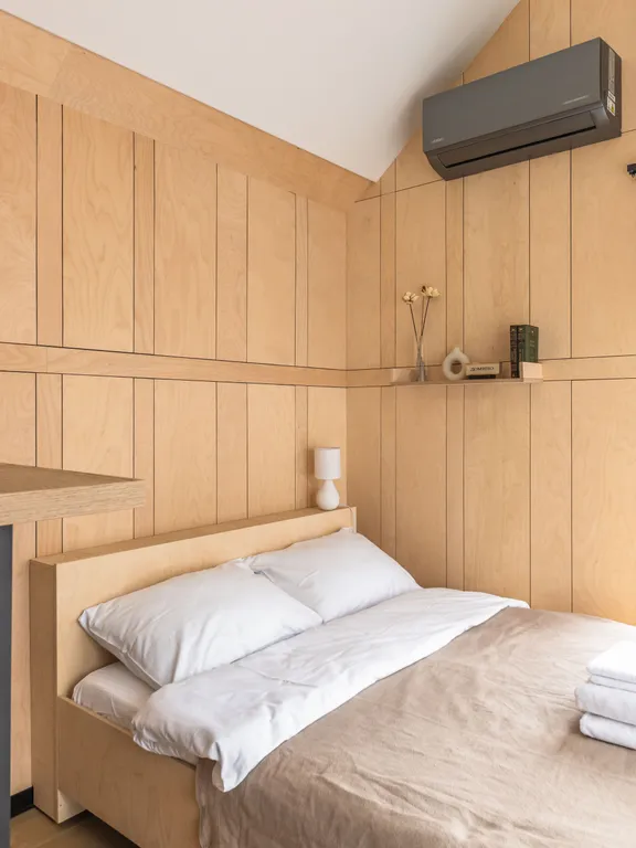 Уютный домик в лесу на двоих с купелью фурако и мангалом