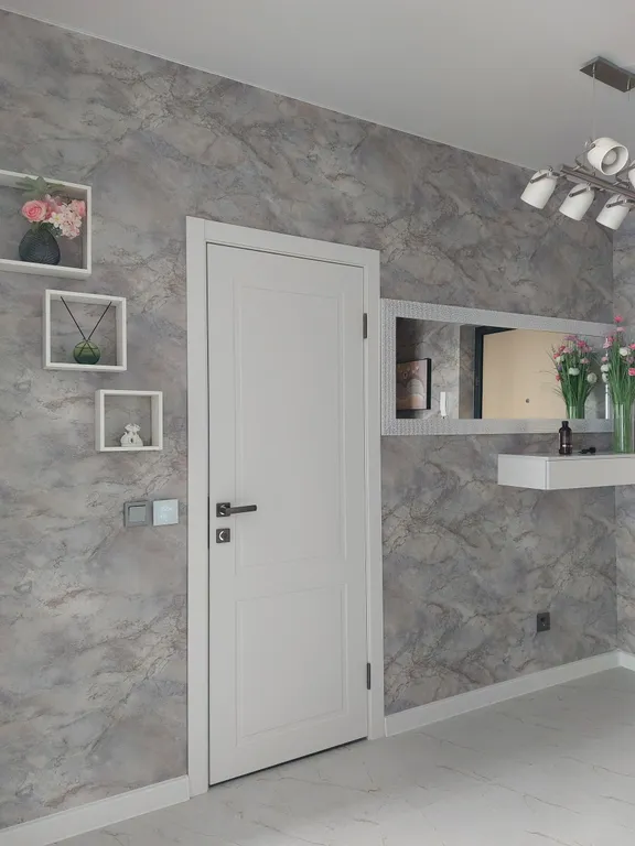 Новая, стильная 2-евро квартира на 22-м этаже с видом на город