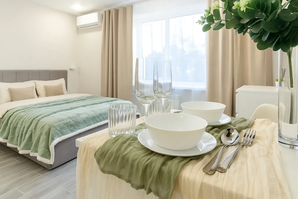 Уютная студия возле Дворца Спорта